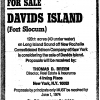 <p>Advertisement from Consolidated Edison seeking proposals to buy Davids Island (former Fort Slocum) published in The New York Times, April 14, 1974.</p>
